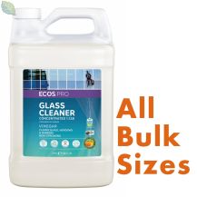 ECOS PRO Glass Cleaner, Vinegar, Concentrate, All Bulk Sizes (PL9297)